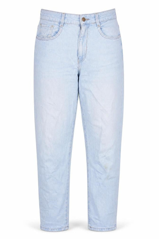 ZARA Women Blue Mom Jeans Size 10 High Rise Relaxed Fit Denim