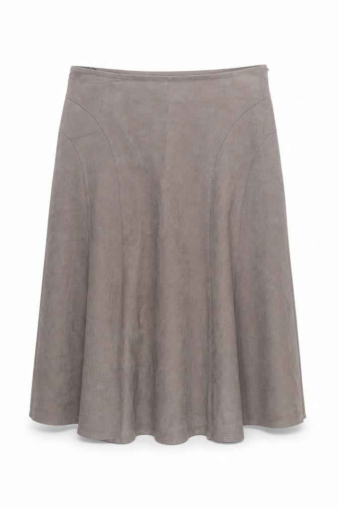 BHS Women’s Brown A-Line Midi Skirt Size 14 Lined Polyester