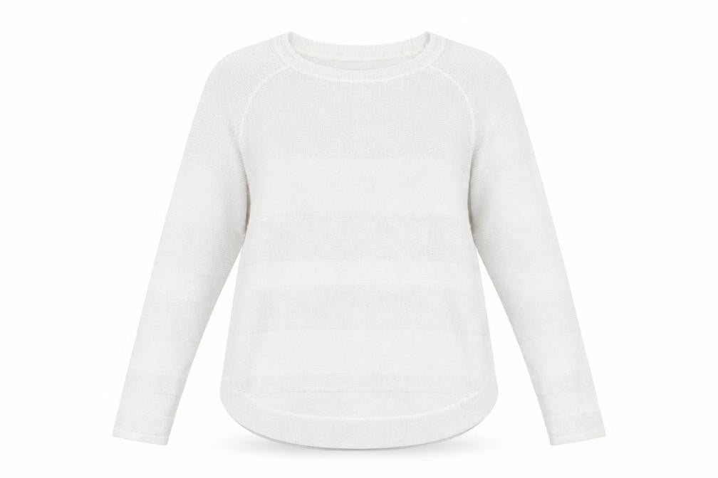 Street One Women’s White Crew Neck Knit Jumper Size 10