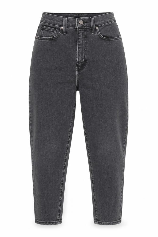 Levi's Women's Grey High Waisted Tapered Slim Jeans Size 28