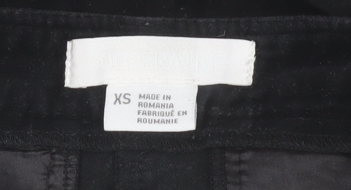 Dior Women's Black XS High Waist Corduroy Shorts 100% Cotton