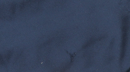 Brand and care label for Adidas Men Blue Full Zip Track Jacket, size S, Sportswear