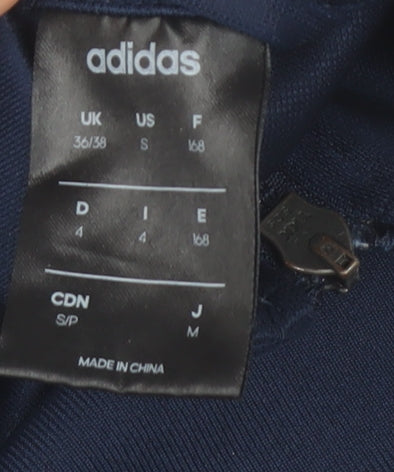Additional view of Adidas Men Blue Full Zip Track Jacket, size S, Sportswear