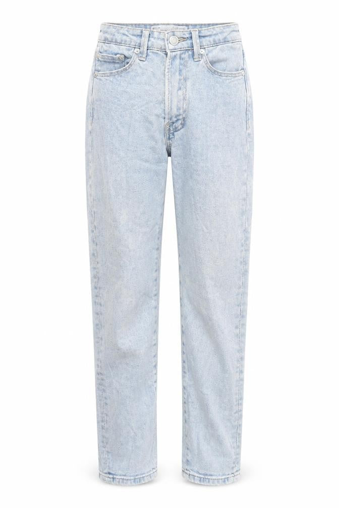 Stradivarius Womens Blue Mom Slim High Rise Jeans Size 4