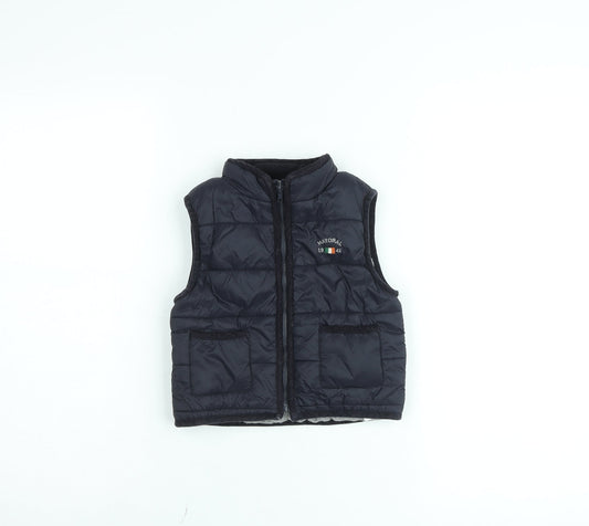 Mayoral Boys Black 2 Years Puffer Gilet Winter Waistcoat