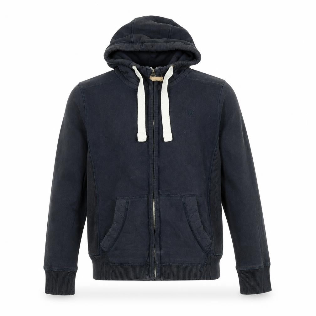 FatFace Men’s Blue XS Hooded Full Zip Cotton Jacket