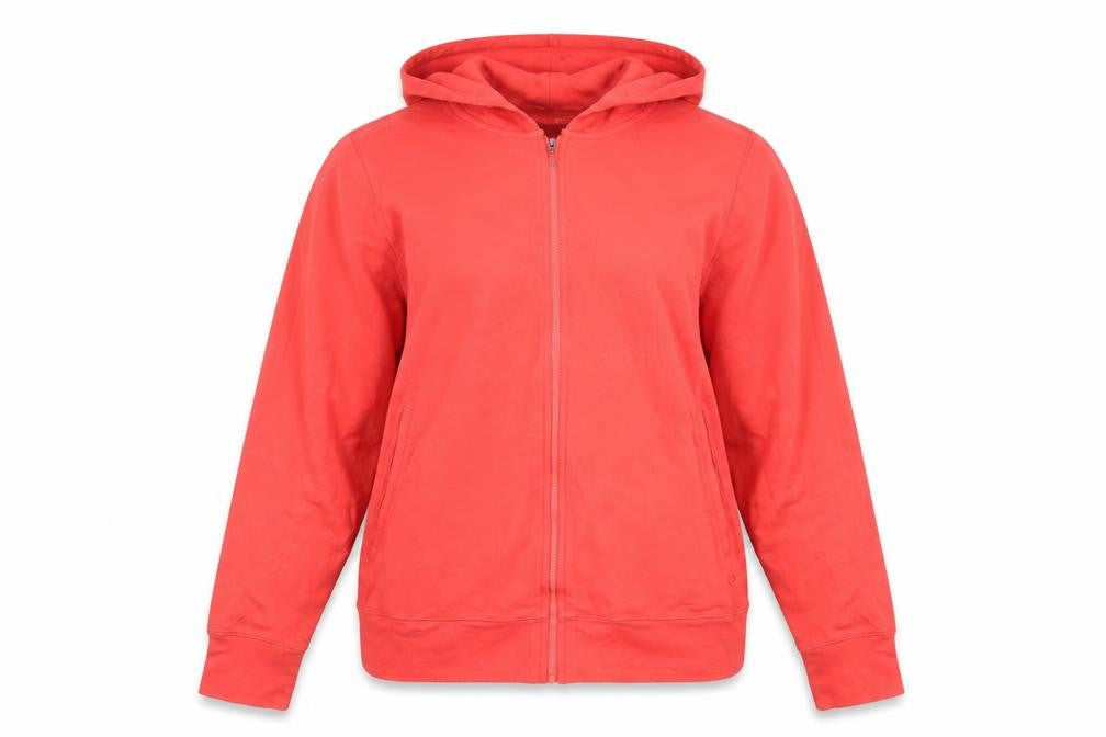 Marks & Spencer Women’s Red Hooded Full Zip Jacket Size 10