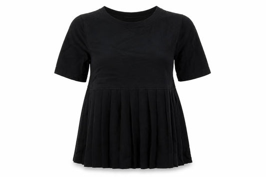 COS Women Black Short Pleated Shift Dress Size S