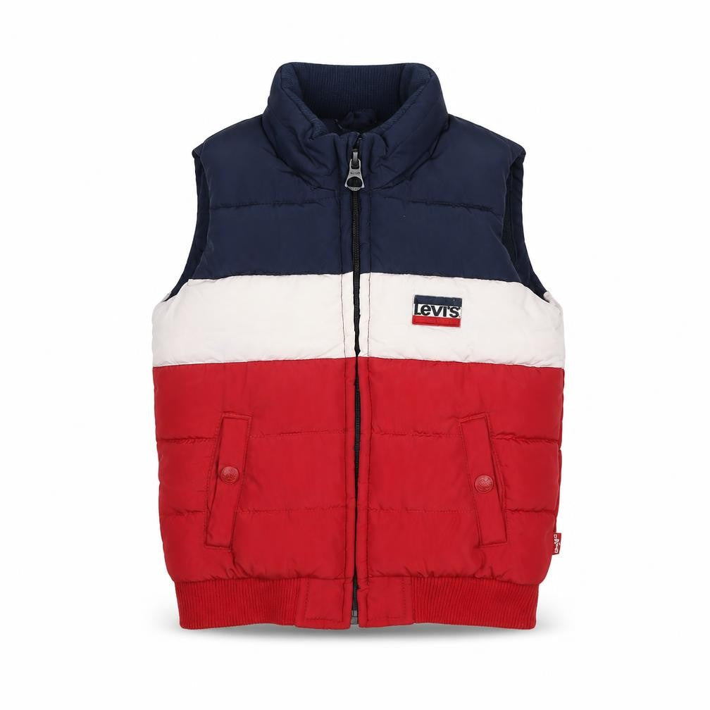 Levi's Boys Multicoloured Puffer Bodywarmer Gilet Size 5 Years