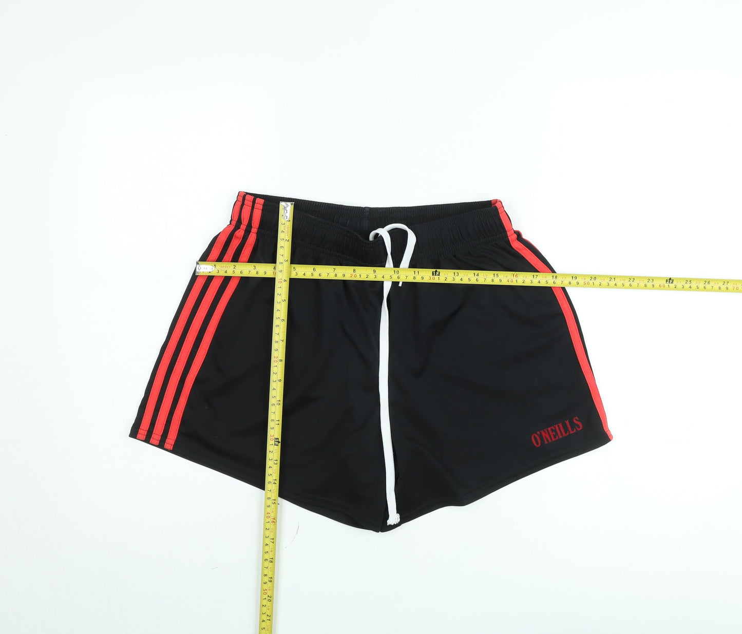 O'Neills Boys Black Athletic Shorts 36in Regular Fit Sportswear