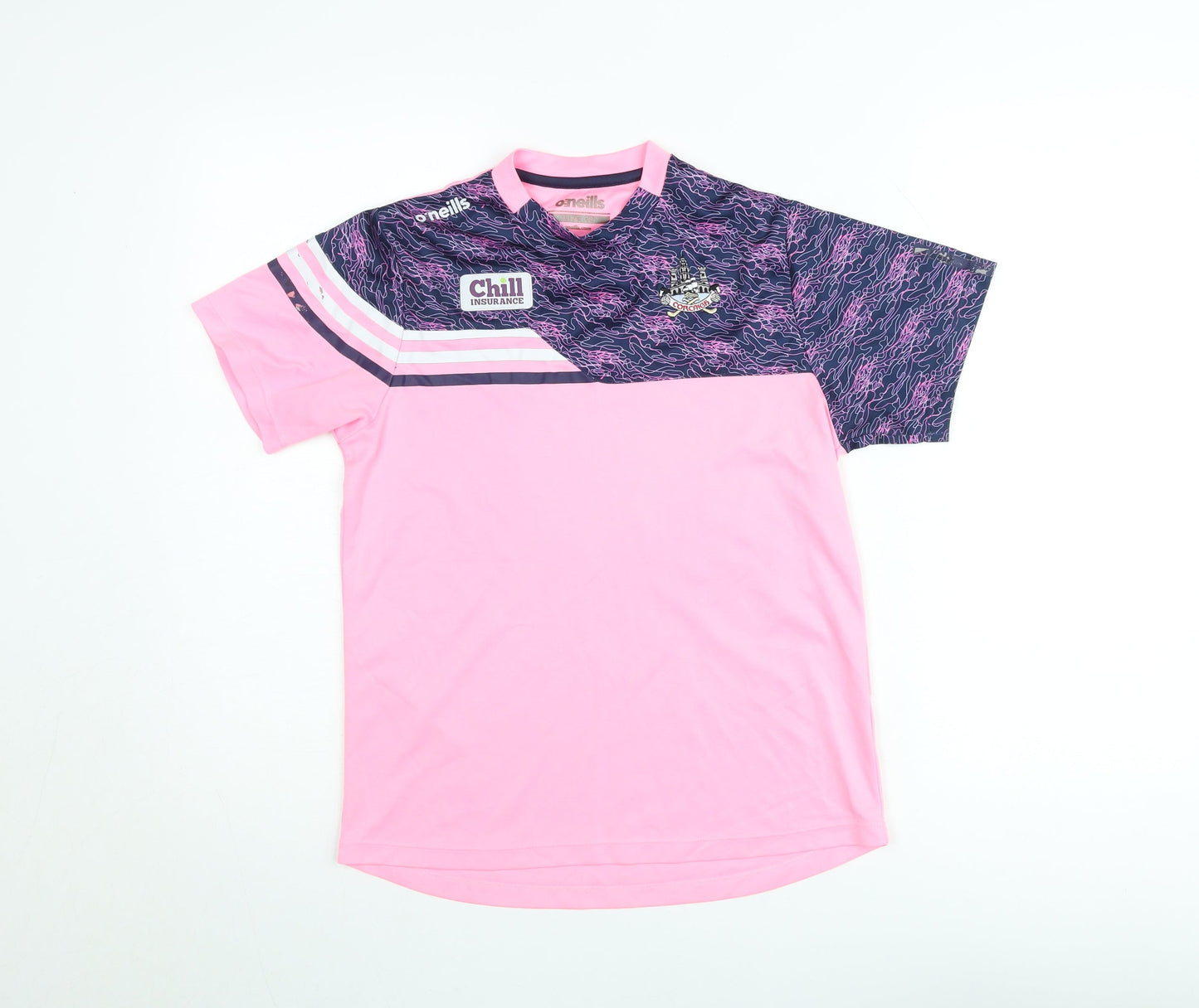 O'Neills Womens Pink Sports T-Shirt Size L Short Sleeve Athletic Fit