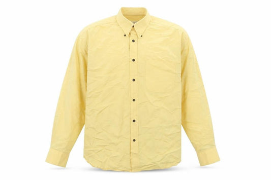 Butler & Webb Men's Yellow Button-Down Long Sleeve Shirt Size M