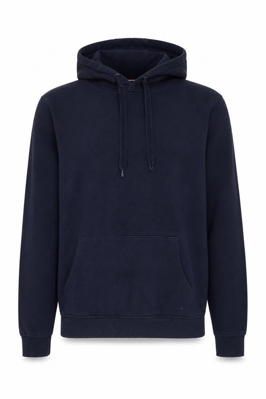 U.S. Polo Assn. Men Blue Pullover Logo Hoodie Size M
