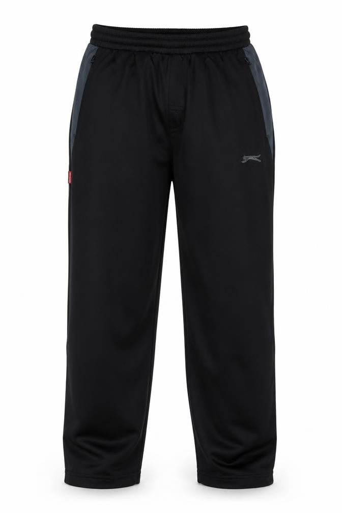Slazenger Boys Black 7 Years Track Pants Lightweight Quick Dry Activewear
