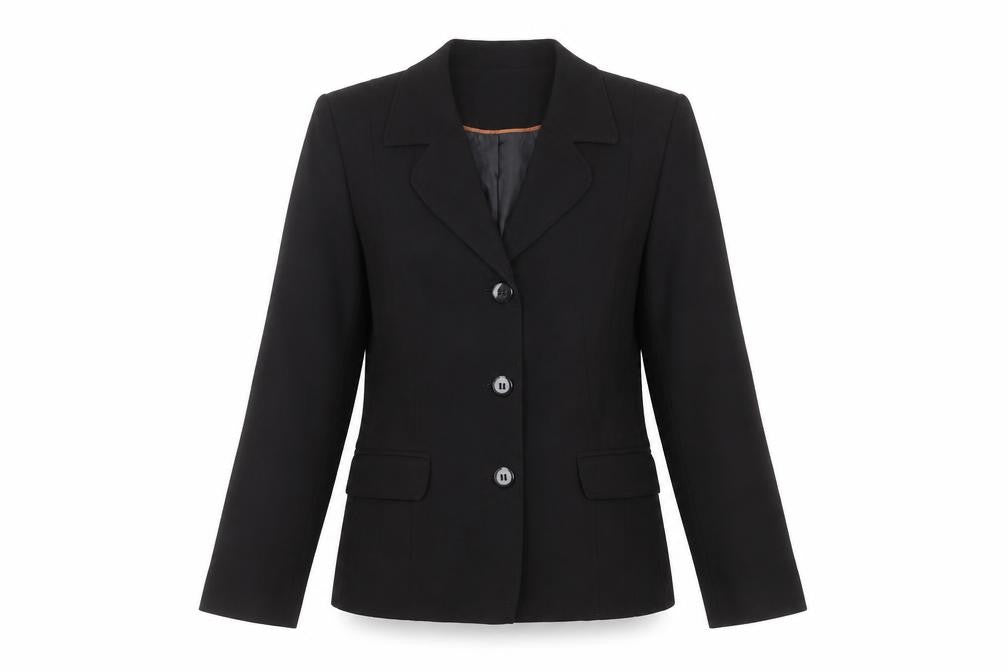 Eastex Women's Black Size 10 Tailored Blazer Jacket
