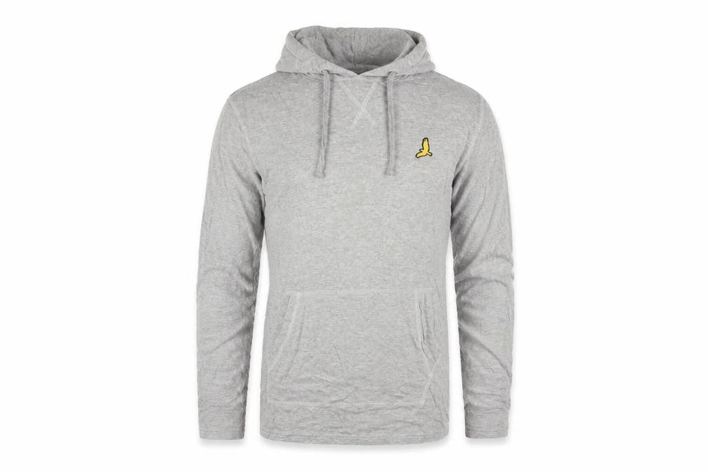 Brave Soul Men's Grey Pullover Hoodie Small Lightweight Cotton