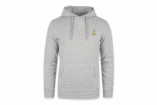 Brave Soul Men's Grey Pullover Hoodie Small Lightweight Cotton