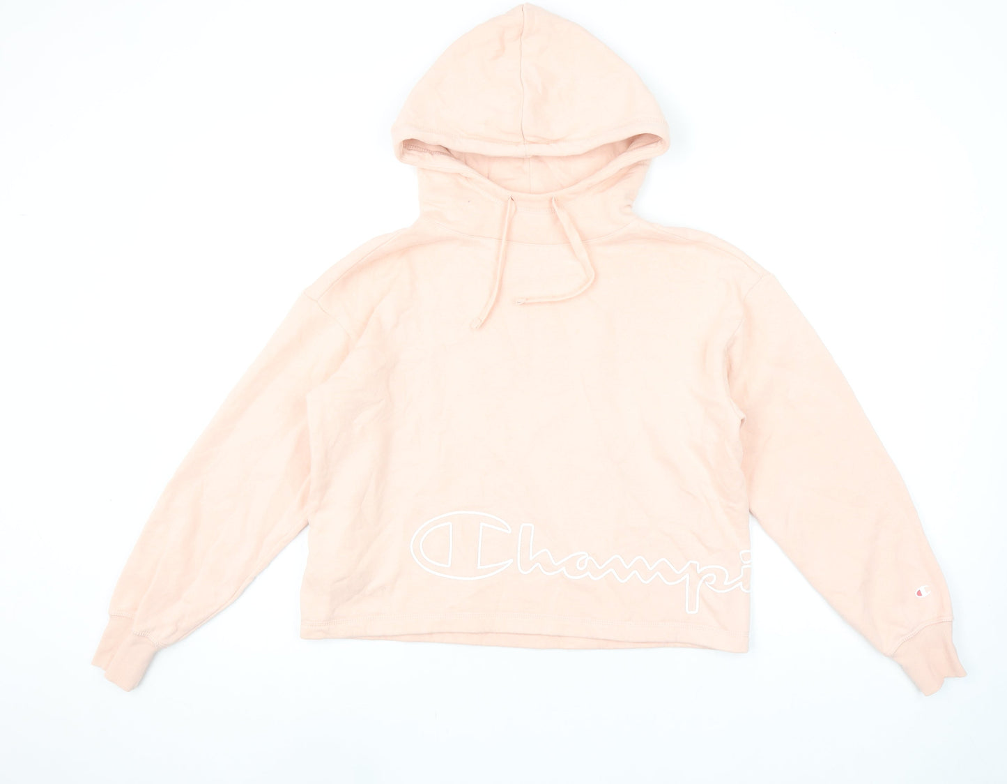 Champion Women's Pink Small Pullover Hoodie Cotton Blend