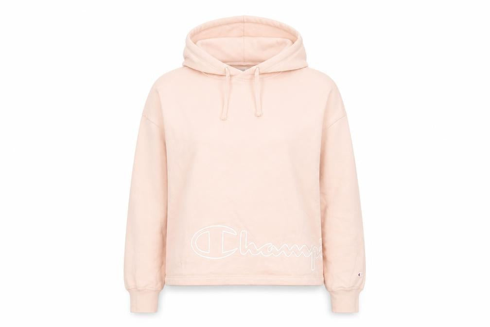 Champion Women's Pink Small Pullover Hoodie Cotton Blend