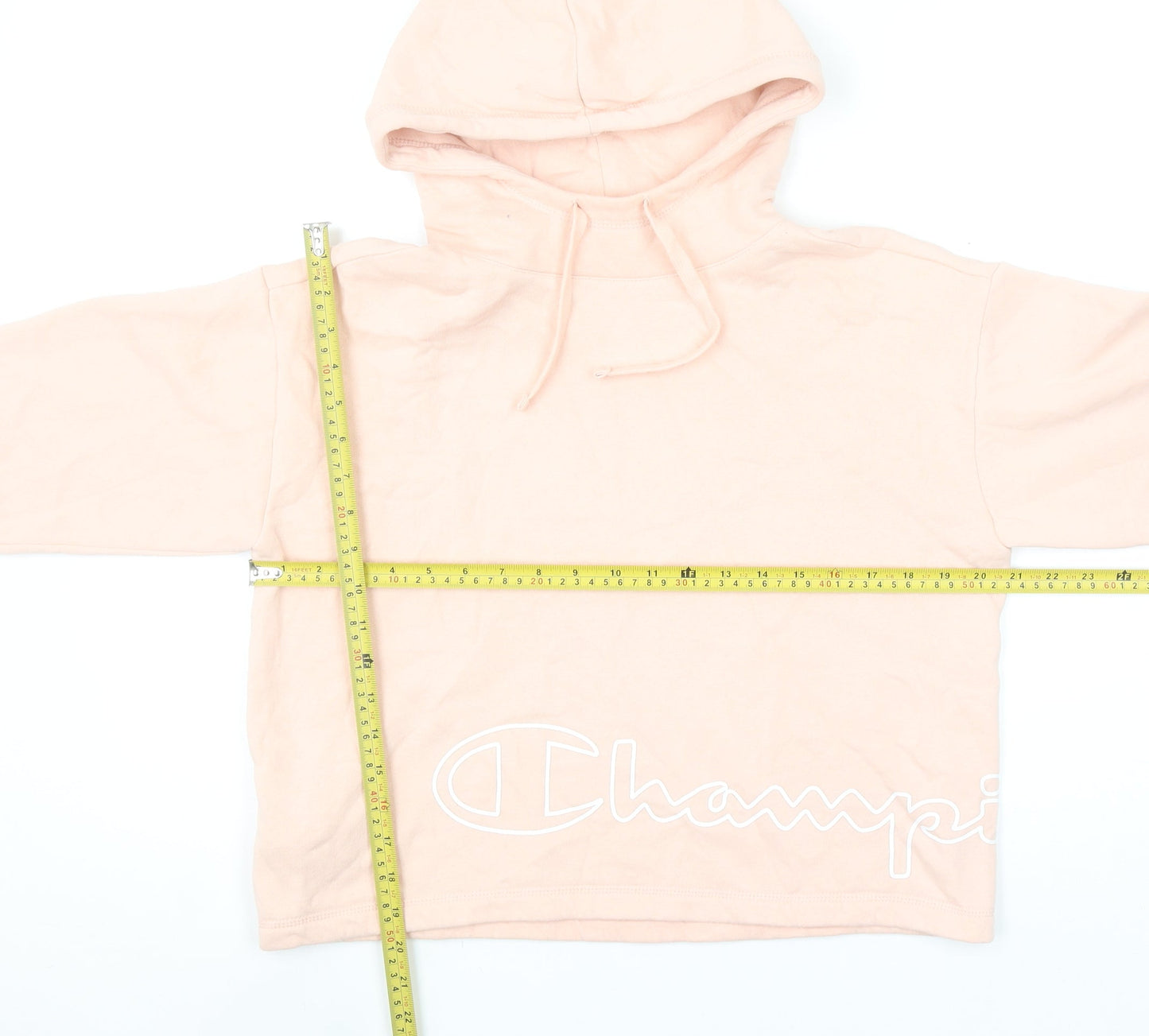 Champion Women's Pink Small Pullover Hoodie Cotton Blend