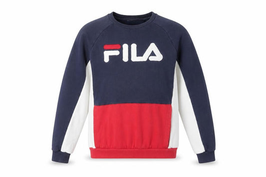 Fila Men's Multicoloured Logo Sweatshirt Pullover M Regular Fit