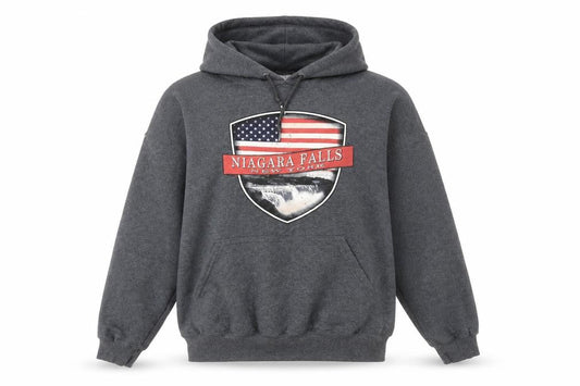 Jerzees Women’s Grey Niagara Falls Hoodie Small Cotton Blend Pullover