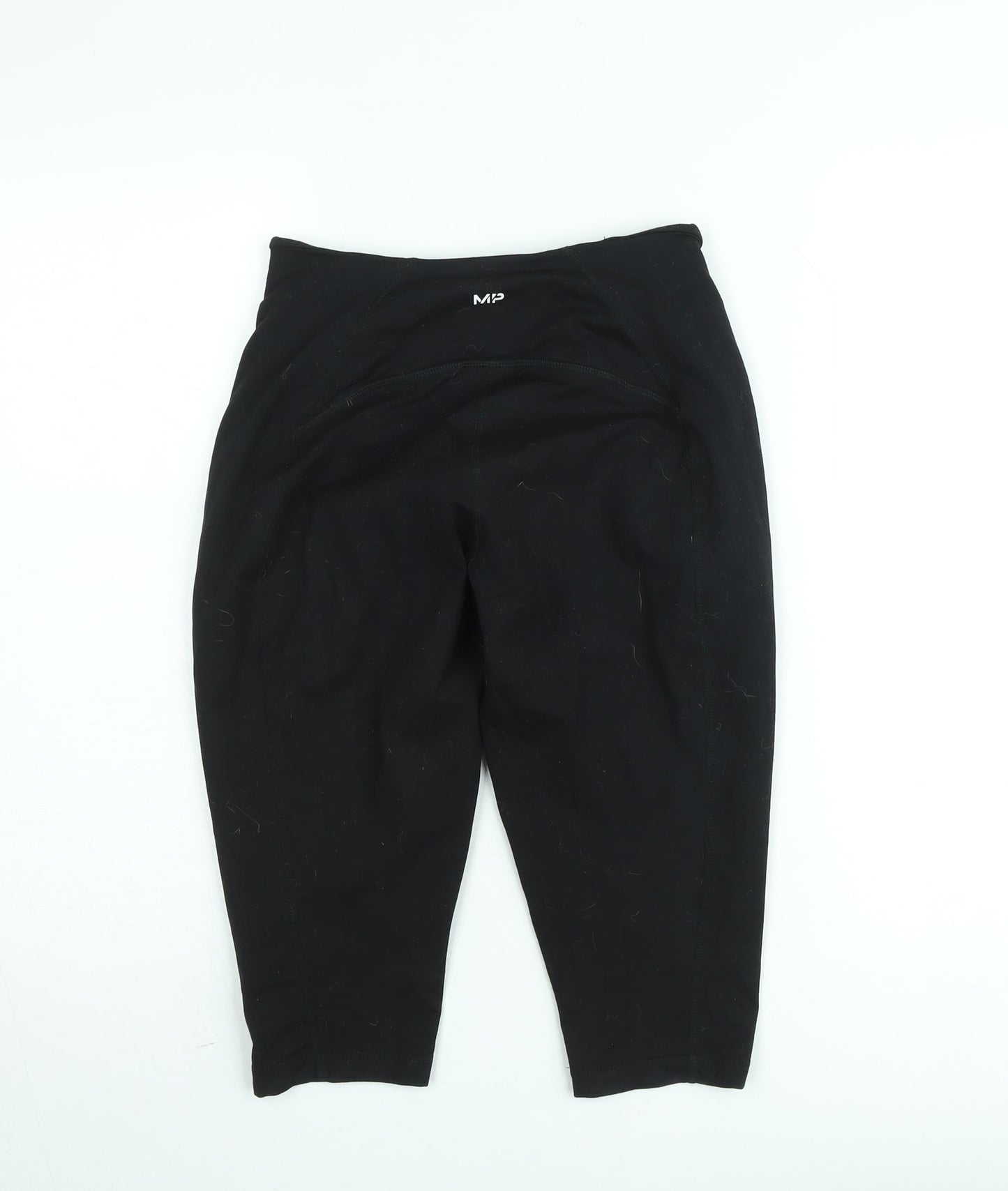MP Women's Black Medium Capri Leggings Activewear Stretchy Gym