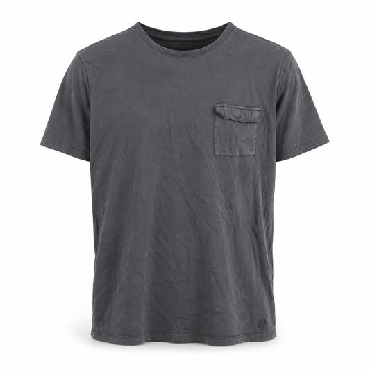 Massimo Dutti Teens Grey Cotton Crew Neck Short Sleeve T-Shirt 13-14 Years