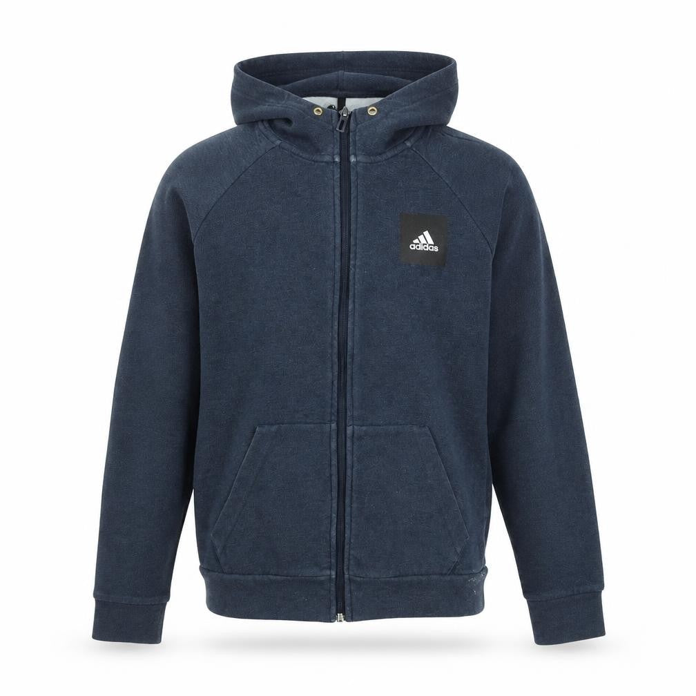 French Connection Men's Blue Hooded Zip-Up Jacket Size M