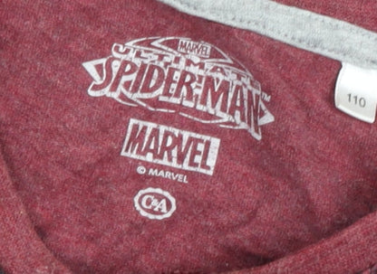 Additional view of C&A boys’ red marvel spider-man long sleeve t-shirt 4-5 years