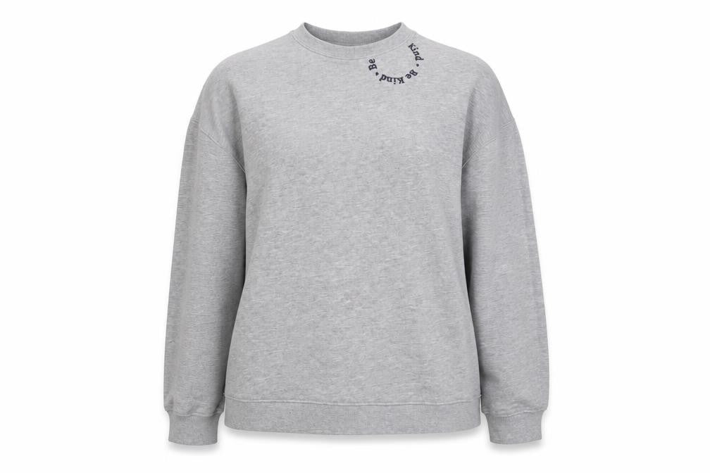 Nobody's Child Women's Grey Crew Neck Pullover Sweatshirt Size M