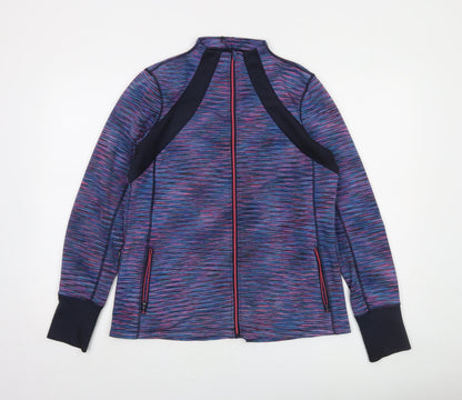 Additional front view of Dunnes women’s multicoloured, size UK 12, track jacket