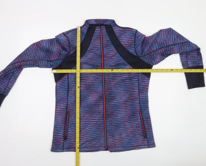 Back view of Dunnes women’s multicoloured, size UK 12, track jacket