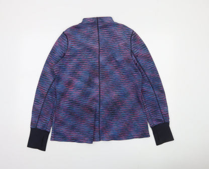 Close-up detail of Dunnes women’s multicoloured, size UK 12, track jacket