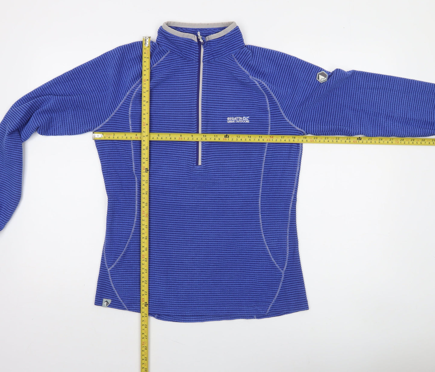 Regatta Great Outdoors Blue 1/2 Zip Fleece Sweatshirt UK14 Women's Outdoor Top