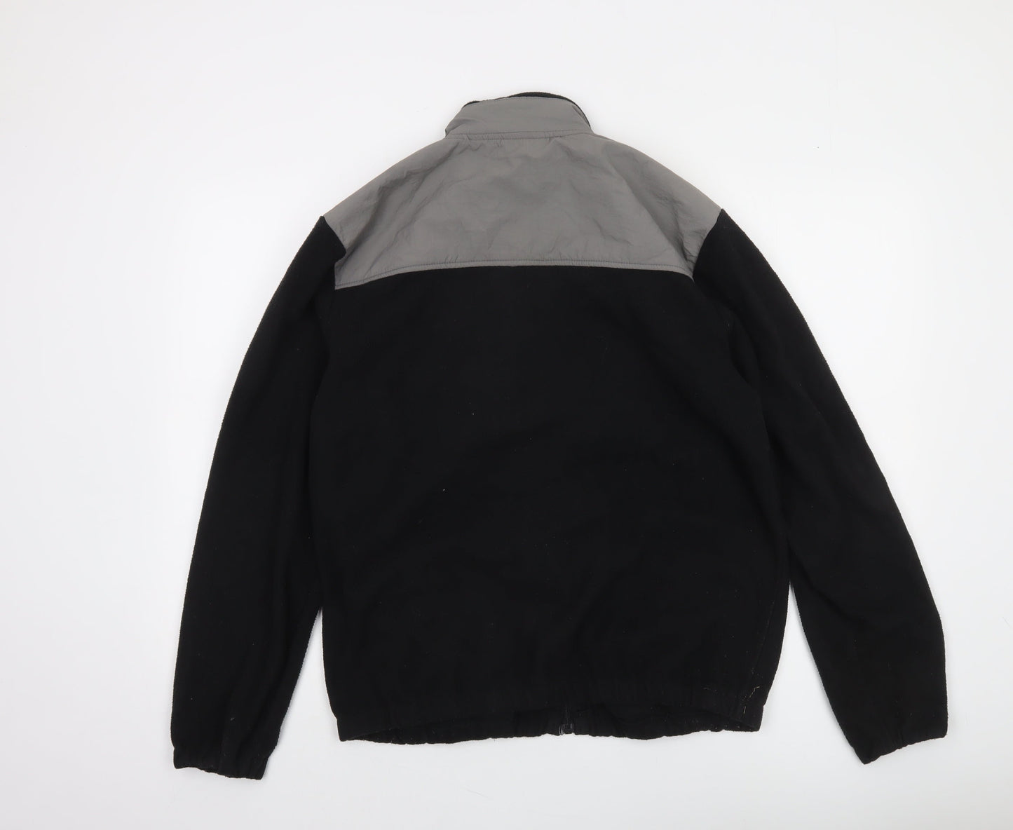 Fila Men’s Black Full Zip Fleece Jacket L Sports Casual