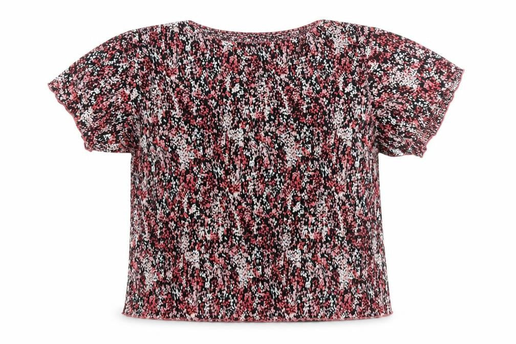 Bassini Womens Multicoloured Floral Short Sleeve Blouse Size 22