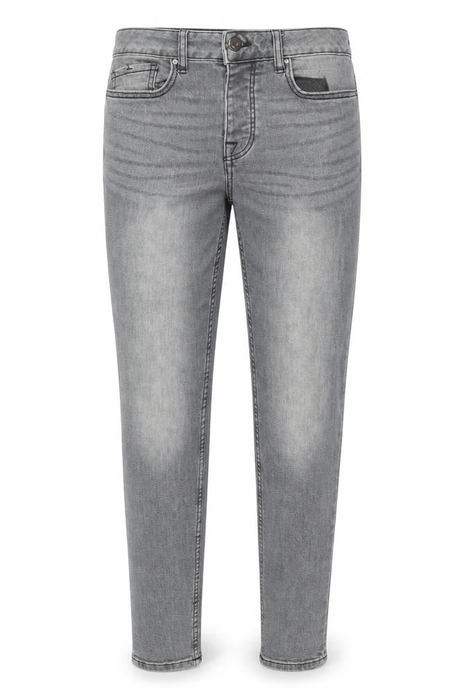 Denim Co. Men's Grey Slim Tapered Jeans 28W 30L Cotton Blend