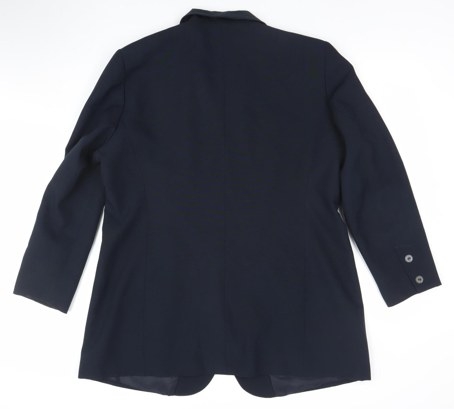 Canda Women Black Size 16 Single-Breasted Suit Jacket