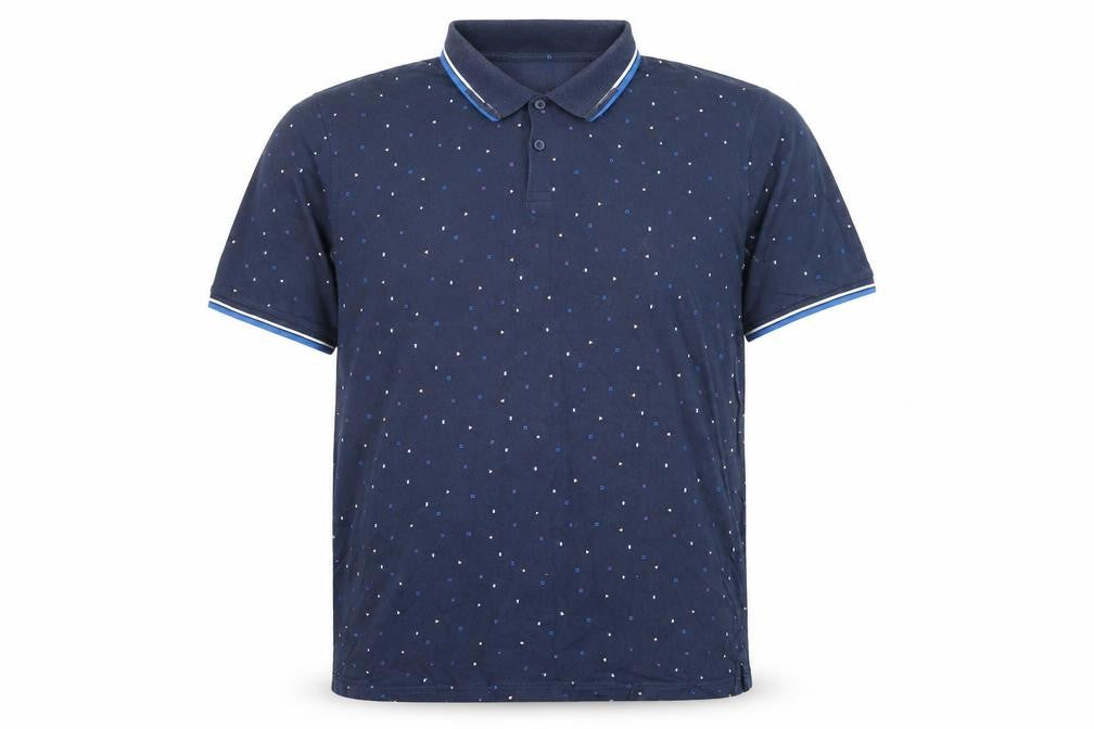 Dunnes Men’s Blue Regular Fit 2XL Cotton Polo Shirt