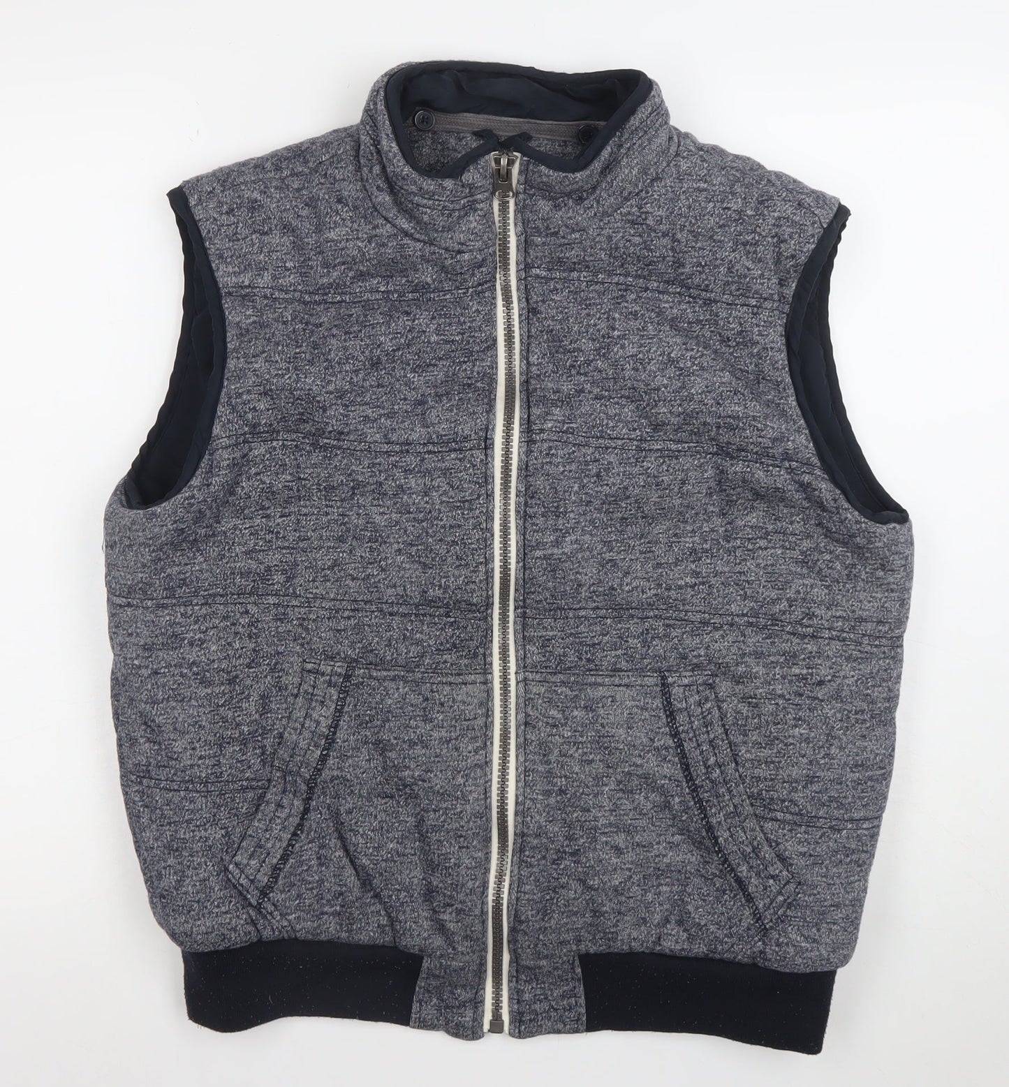 Cedar Wood State Men's Grey L Bodywarmer Waistcoat Regular Fit