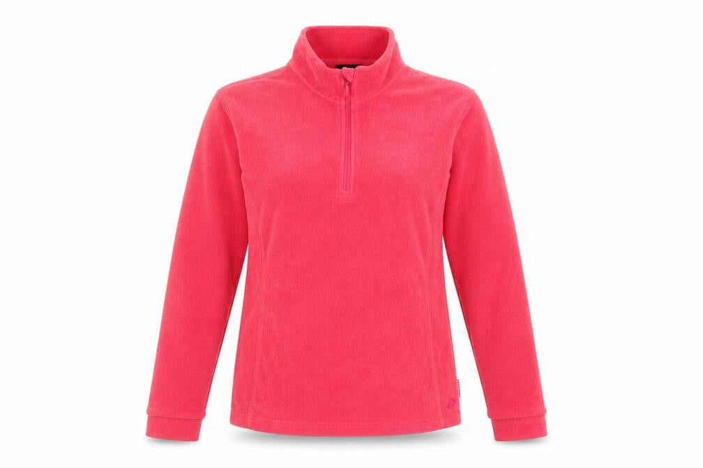 GO Sport Women's Pink Fleece 1/4 Zip Pullover Sweatshirt Size S