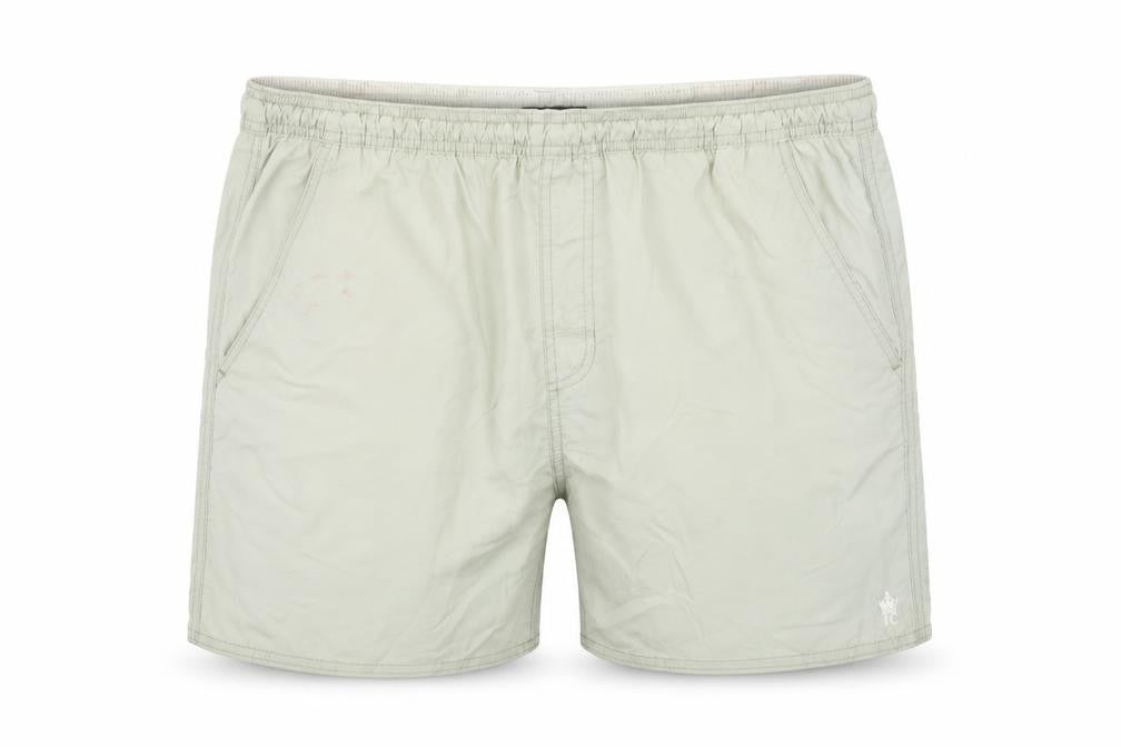 Front view of French Connection Men's Beige XL Swim Shorts Quick Dry Nylon
