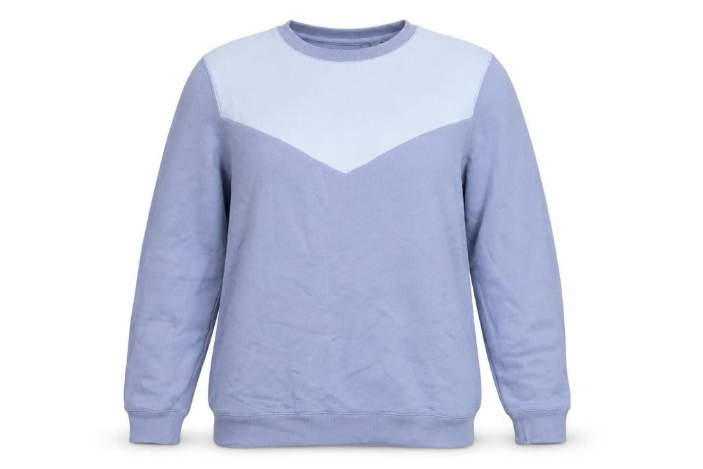 TOG24 Women's Blue Crew Neck Pullover Sweatshirt Size 14