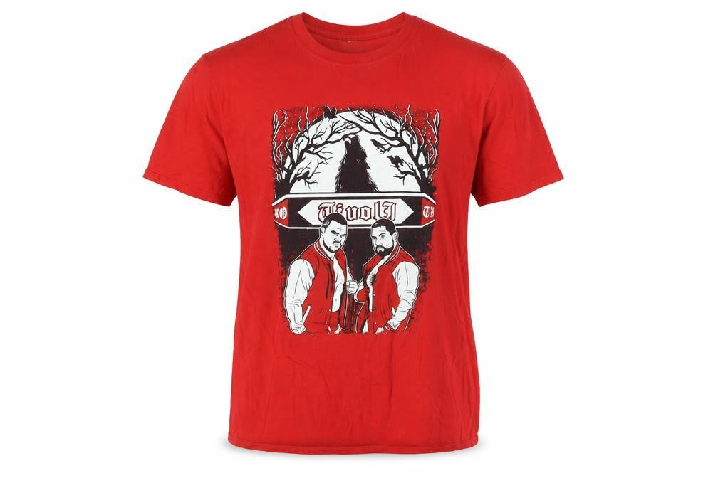 Gildan Men’s Red Music Band Graphic Softstyle T-Shirt Size L