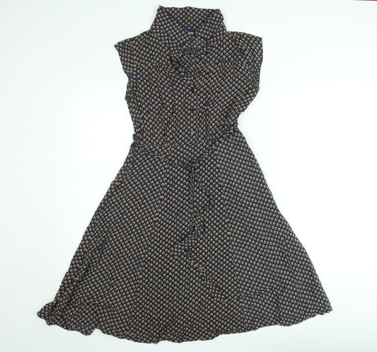 Princess Highway Women’s Blue Floral Shirt Dress Size 6