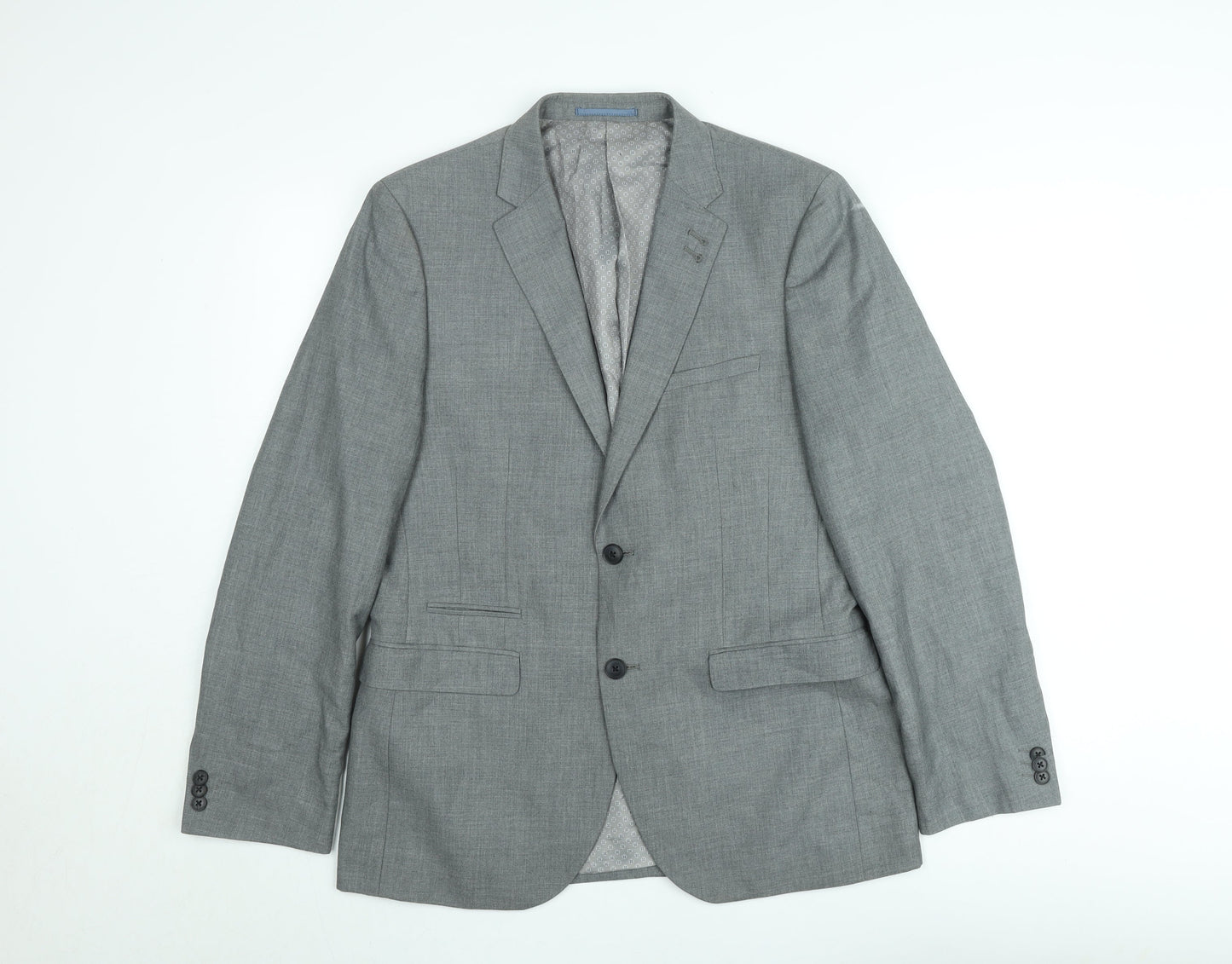 Taylor & Wright Men's Grey Slim Fit Blazer 40in Chest Regular