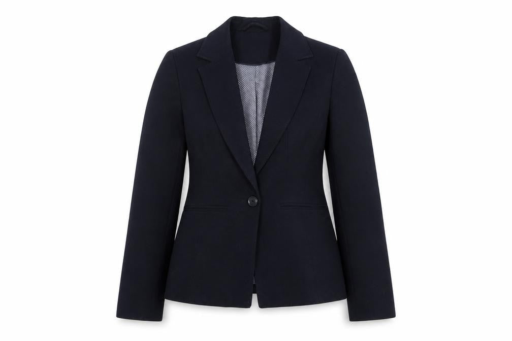Principles Womens Black Size 8 Tailored One Button Blazer Jacket