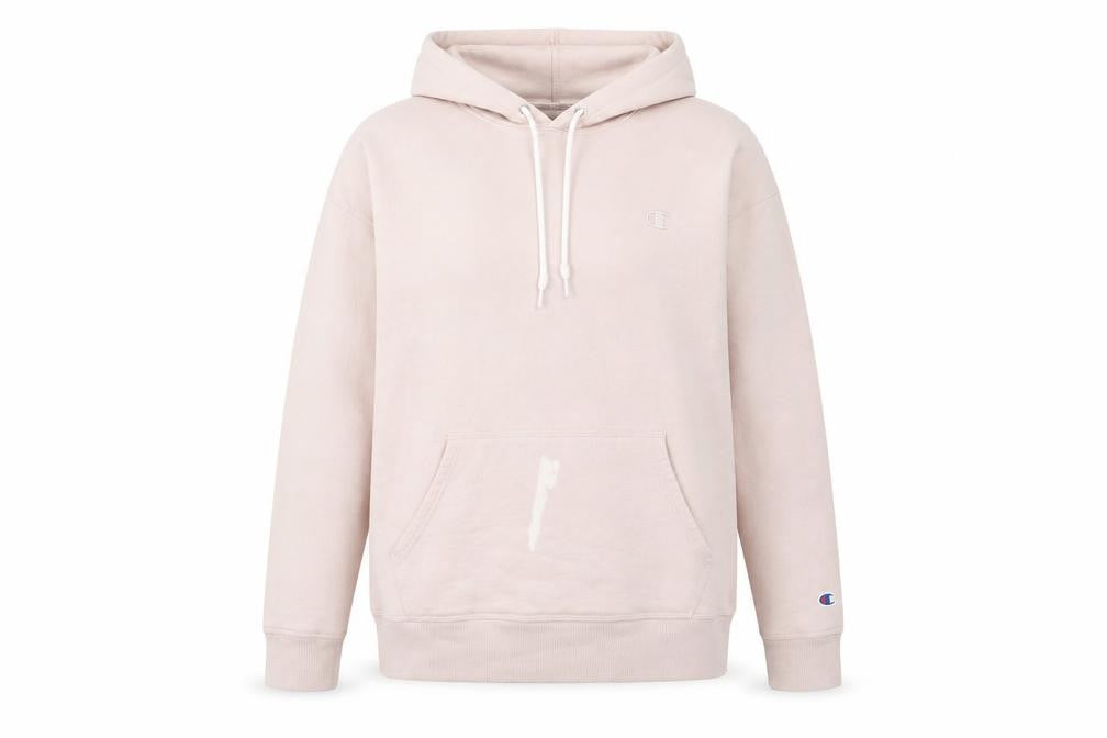 Champion Women’s Pink Pullover Hoodie Size L Cotton Blend