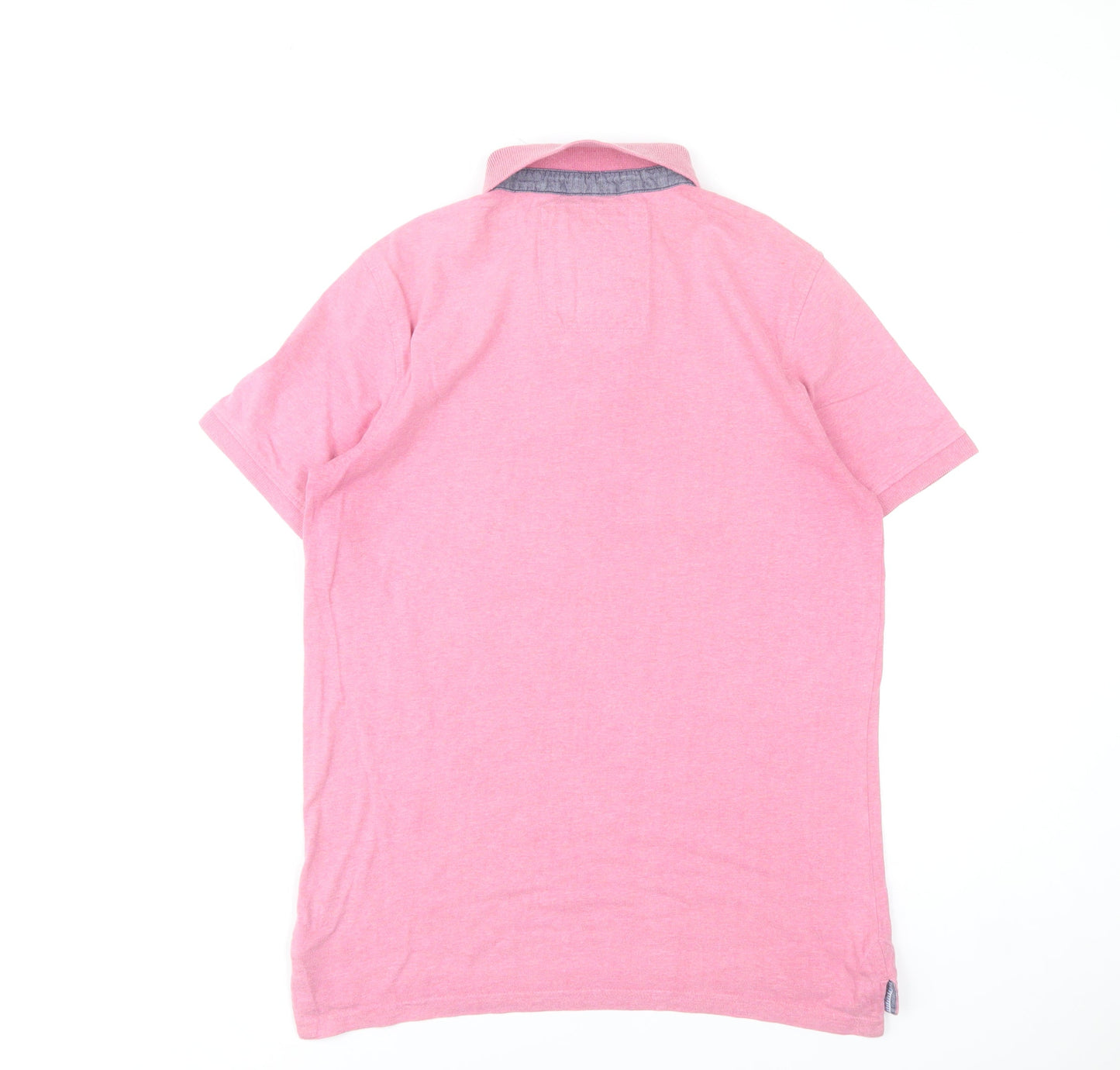 Crew Clothing Co. Men’s Pink Cotton Polo Shirt Size S